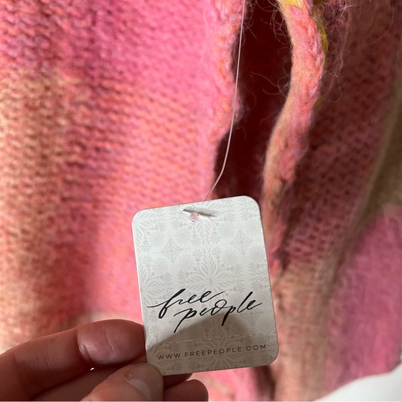 NWT Free People Domino Prairie Sunset Alpaca Wool Blend Pullover Sweater - Picture 11 of 13